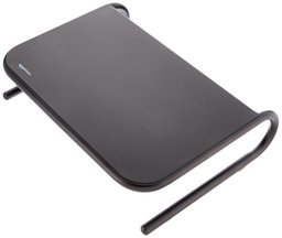 AmazonBasics Soporte metálico para monitor, negro, paquete de 8