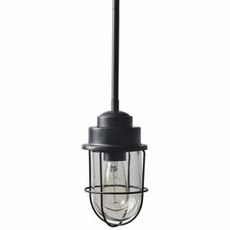 Stone & Beam Jordan Colección de iluminación industrial para granjas, Negro, IPL566A01BK-A