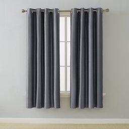 UMI. Cortinas opacas con ojales Essentials, 175 x 140
