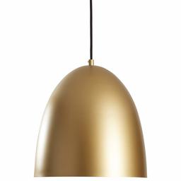 Rivet - Lámpara colgante con forma de cúpula de mediados de siglo XX, con bombilla, 60.0 in de alto, oro