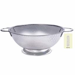 Eono Essentials Juego de tres coladores de cocina de acero inoxidable