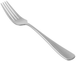 AmazonBasics Tenedores de cena de acero inoxidable, paquete de 12