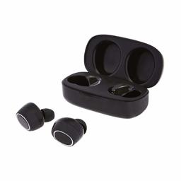 AmazonBasics - Auriculares inalámbricos ultraligeros con Bluetooth, color negro (renovado)