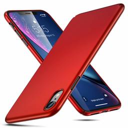 Eono Funda para iPhone XR, Funda Delgada Negra con Absorción de Impactos y Dura de TPU [Ultrafina y Altamente Protectora